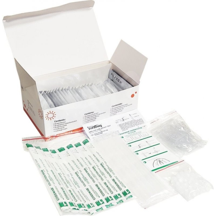 VivaDiag™ SARS-COV-2 Ag Rapid Test Wellion 25 Test