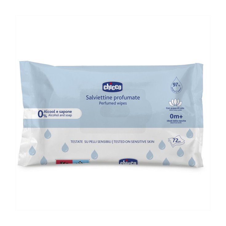 Salviettine Profumate Chicco® 72 Pezzi Noplaq
