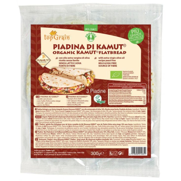 TopGrain Piadina Di Kamut Probios 300g
