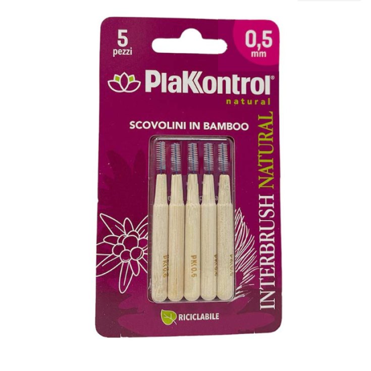 Interbrush Natural 0.5mm Plakkontrol 5 Pezzi