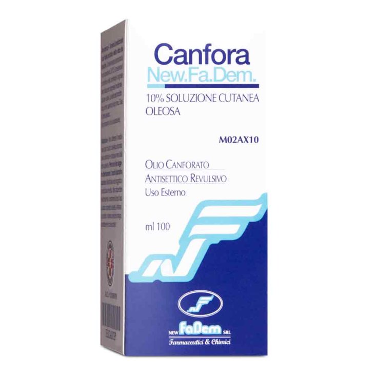 Canfora NEW.FA.DEM. 10% Soluzione Oleosa 100ml