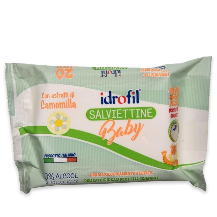Salviettine Baby Con Camomilla Idrofil 20 Pezzi