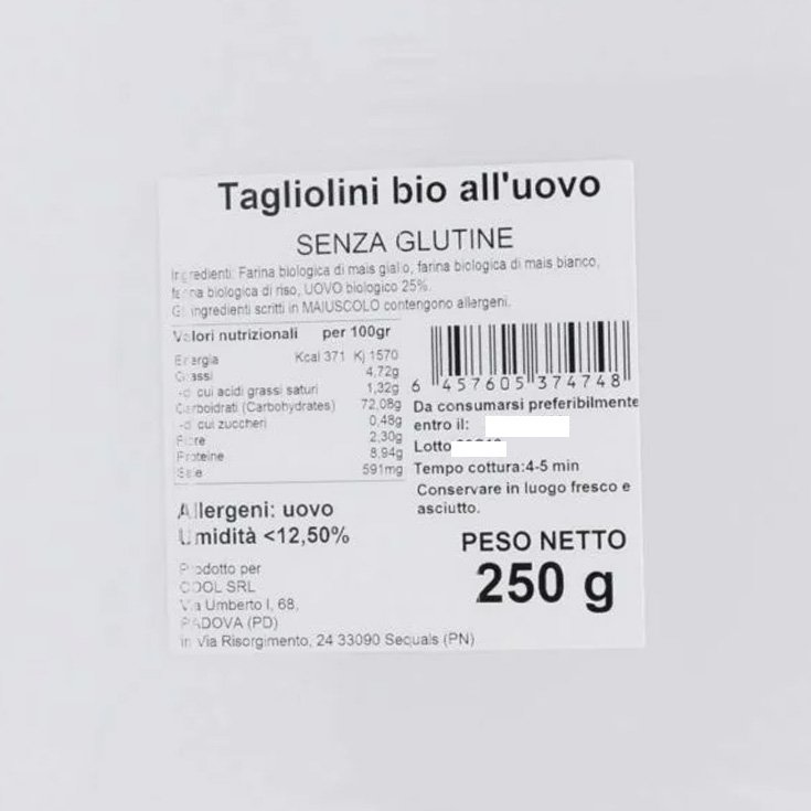 Tagliolini all’uovo La Pasta Di Francesca 250g