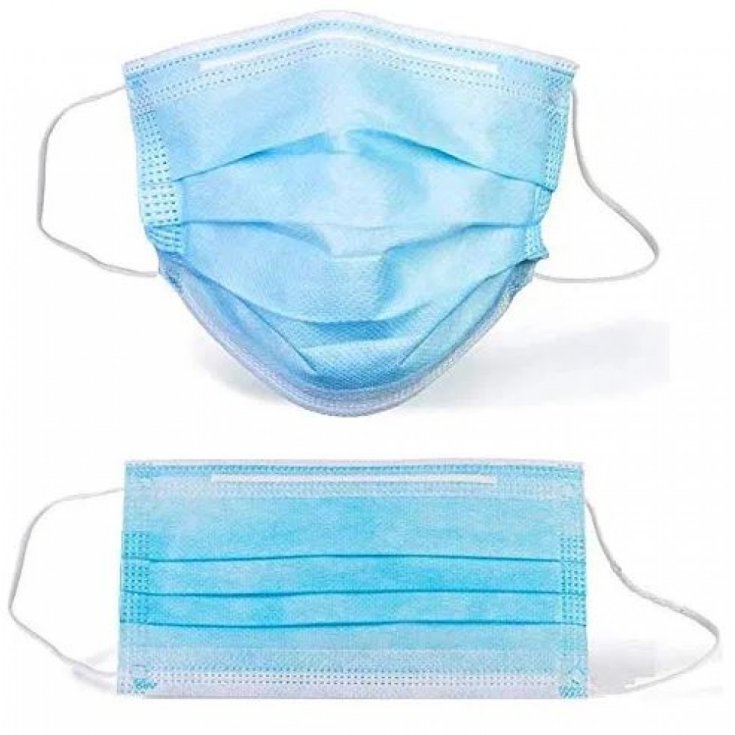 Mascherina Chirurgica 3 Strati Face Masks 50 Pezzi