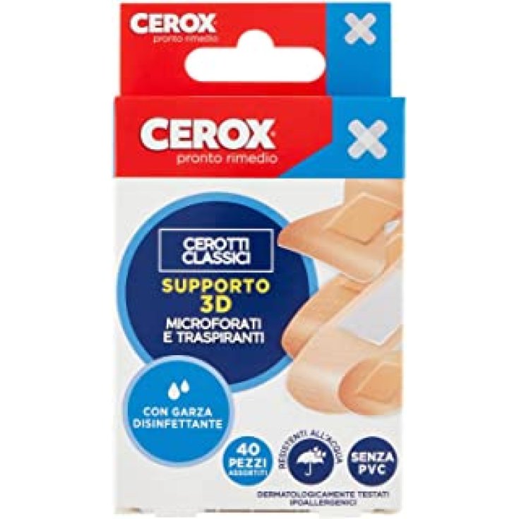 Cerotti Plus 3D Color Pelle Assortiti Cerox 40 Pezzi