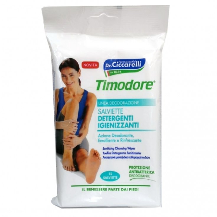 TIMODORE® SALVIETTE DEO IGIENIZZANTI CICCARELLI 15 Pezzi