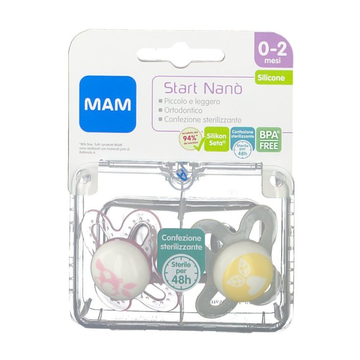 Start Nanò In Silicone Mam 2 Pezzi