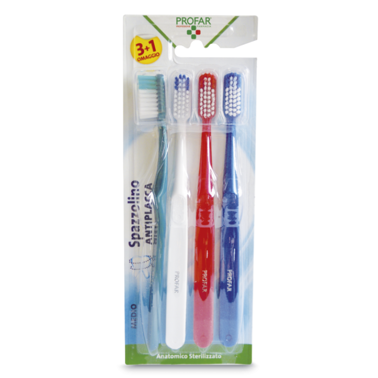 Spazzolini Antiplacca Oxigen Profar 4 Pezzi