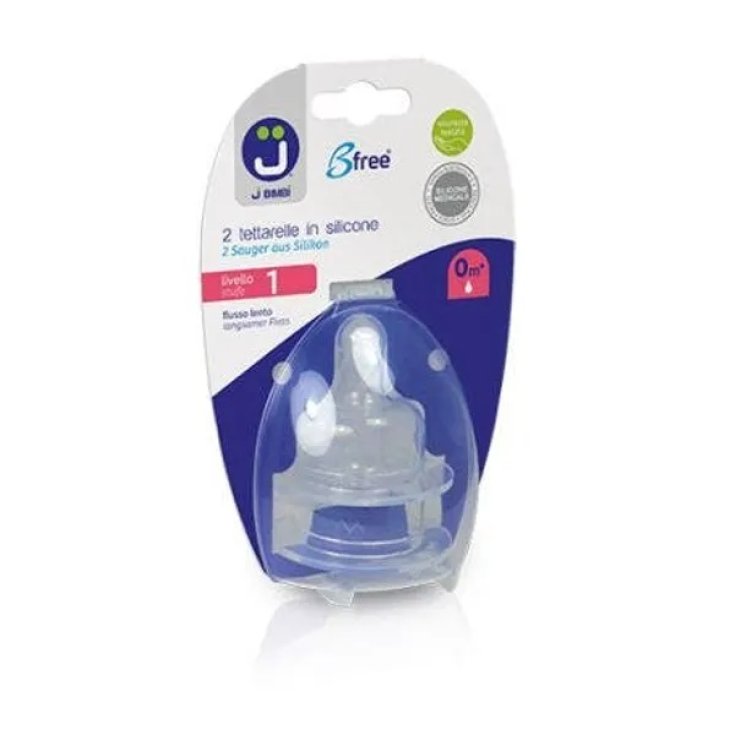 Sippi Beccucci Ortodontici in Silicone 0M+ J Bimbi 2 Pezzi