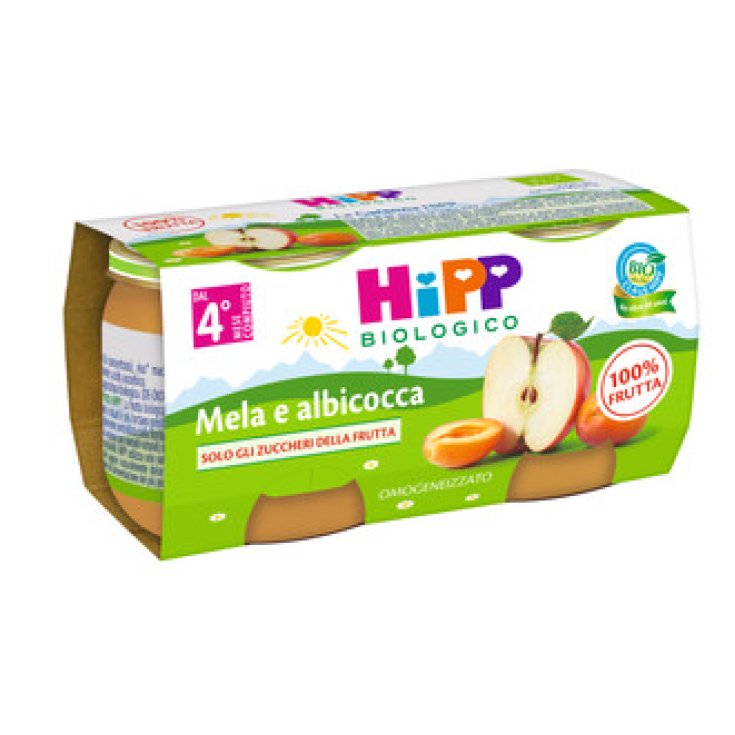 Mela e Albicocca HiPP Biologico 2X80g