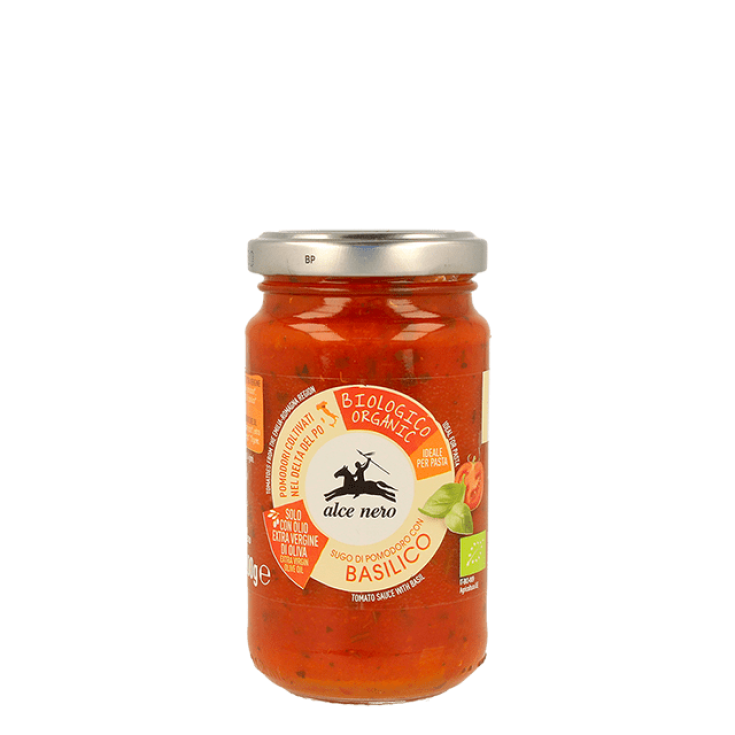 Sugo Di Pomodoro Con Basilico Biologico Alce Nero 200g