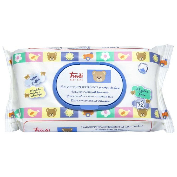 Salviettine Detergenti Trudi Baby Care 72 Pezzi