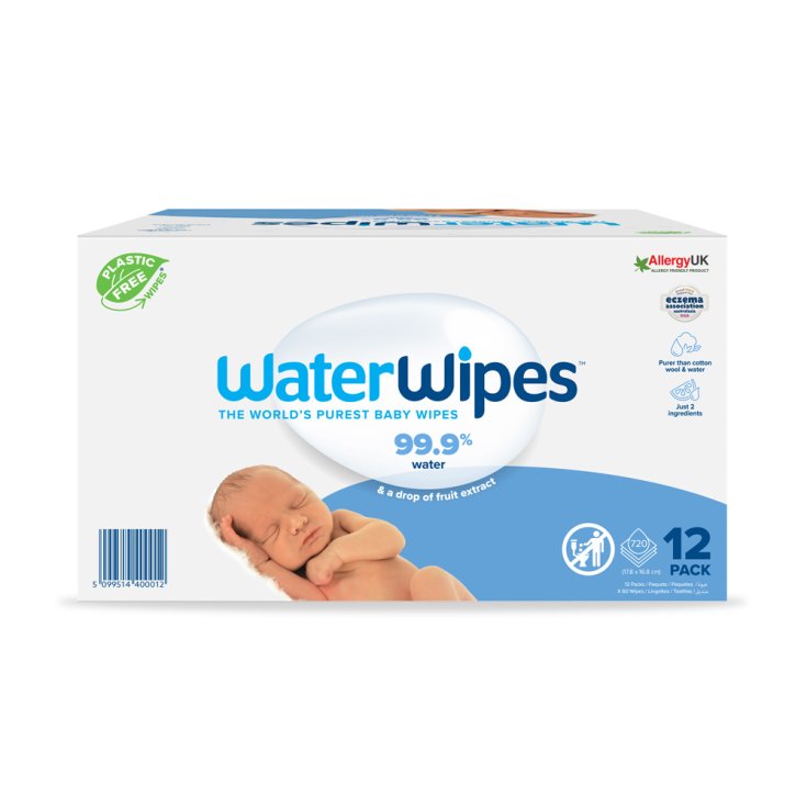 Salviette Bio WaterWipes® 12x60 Pezzi