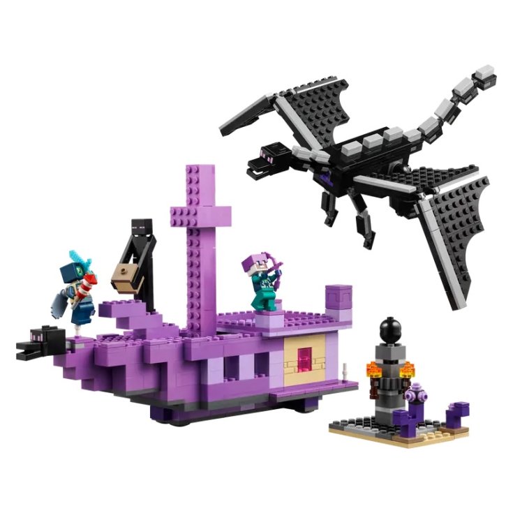 L'Enderdrago e La Nave dell'End LEGO