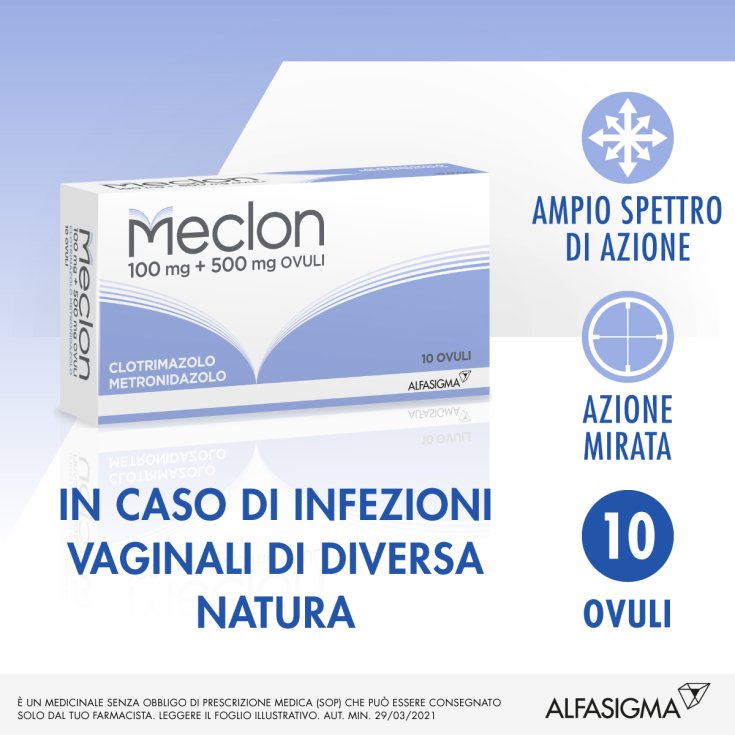 Meclon Ovuli Alfasigma 10 Ovuli