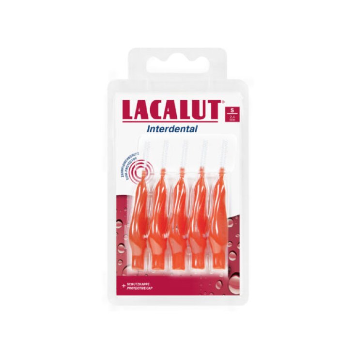 Scovolini Interdentali S 2.4mm Lacalut 5 Pezzi
