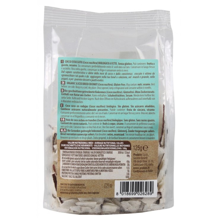 Chips Cocco Con Buccia PROBIOS 125g