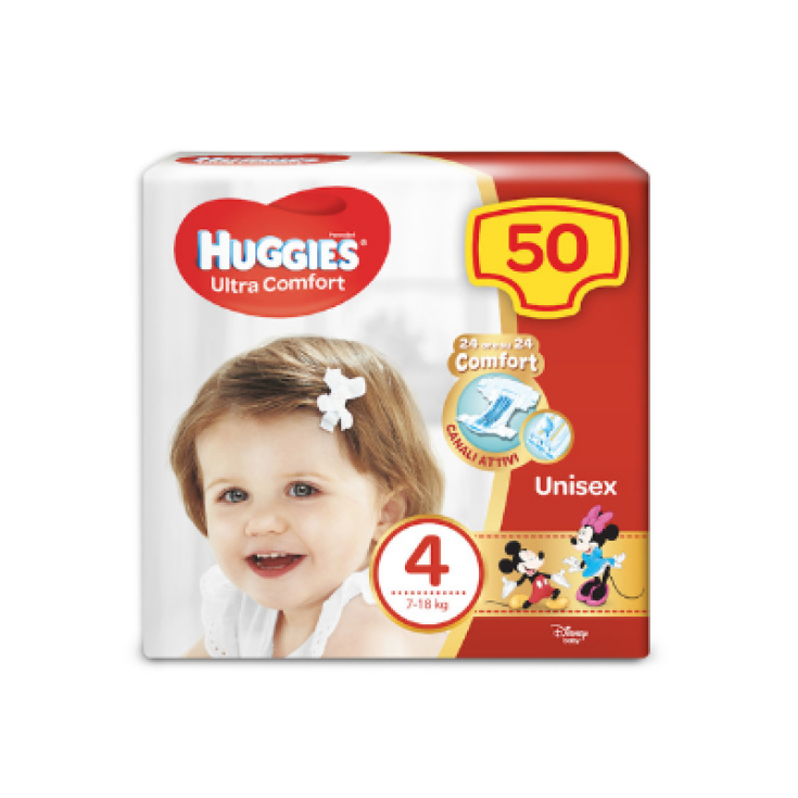 Ultra Comfort Taglia 4 Huggies® 50 Pezzi