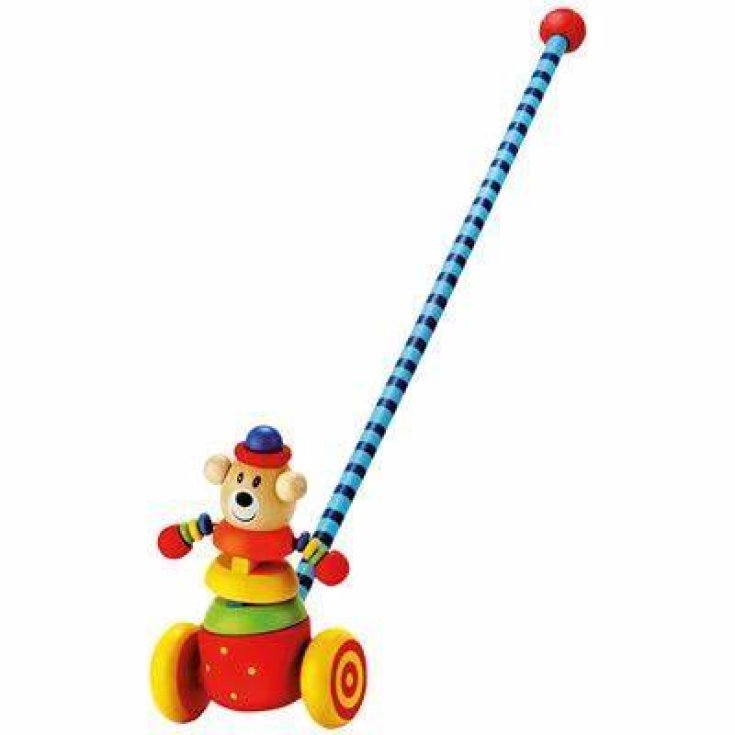 Clown In Legno Trainabile Bieco 1 Pezzo