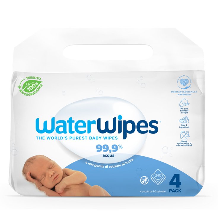 Salviettine Bio WaterWipes® 240 Pezzi