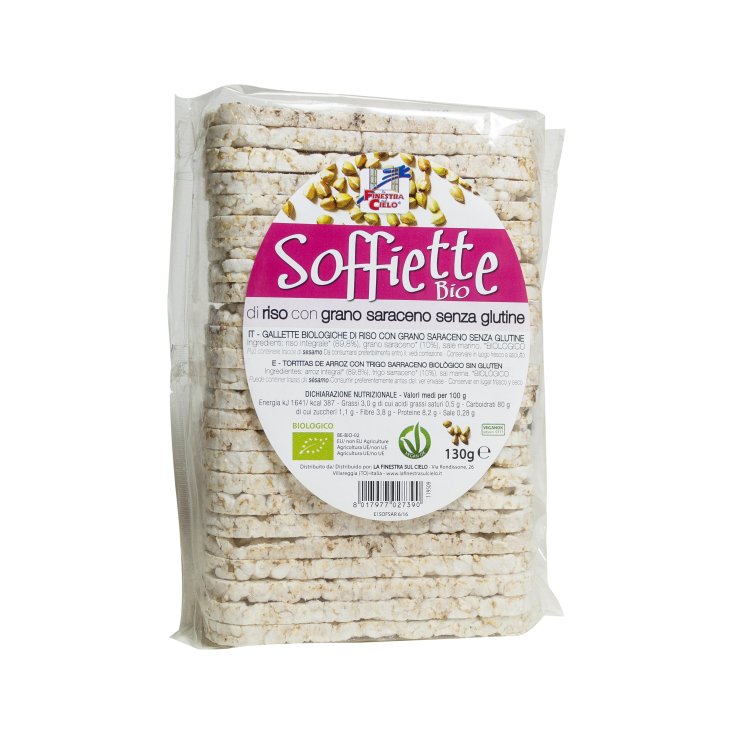 Soffiette Riso Con Grano Saraceno Bio 130g