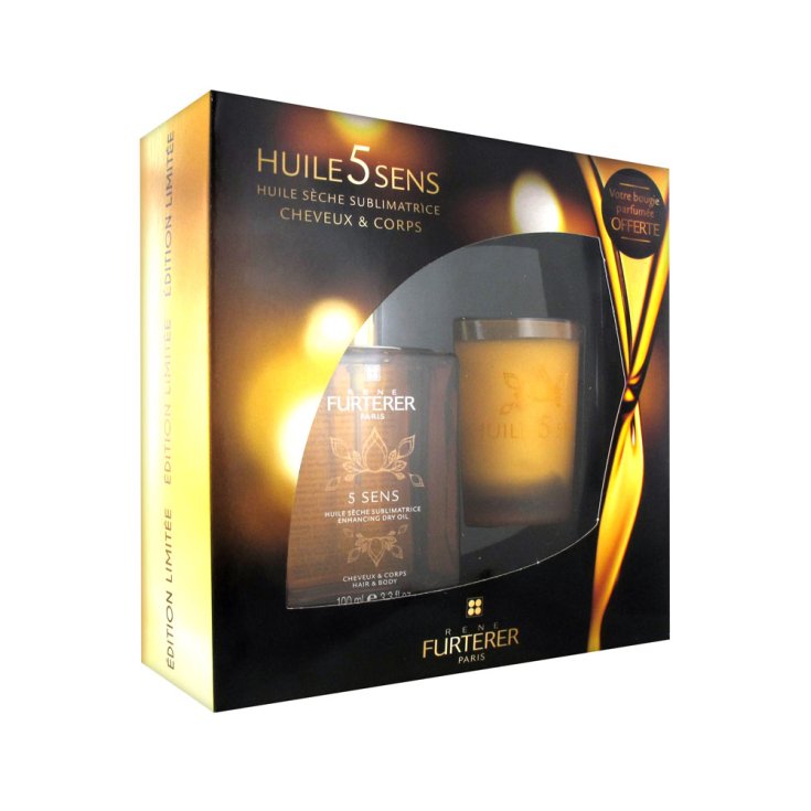 Rene Furtrer Cofanetto Olio 5 Sense + Candele Omaggio