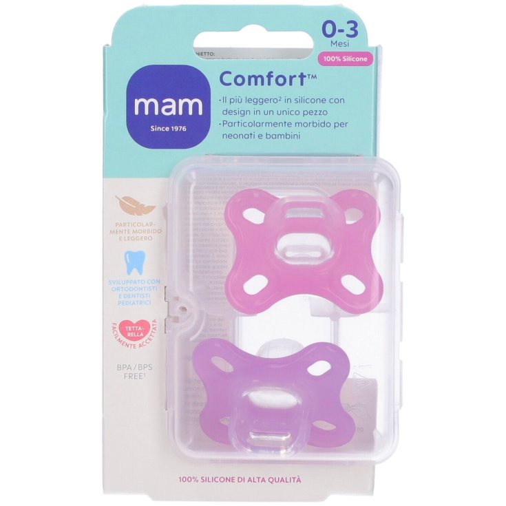 Succhietto in Silicone Femmina MAM Comfort 0-3 Mesi