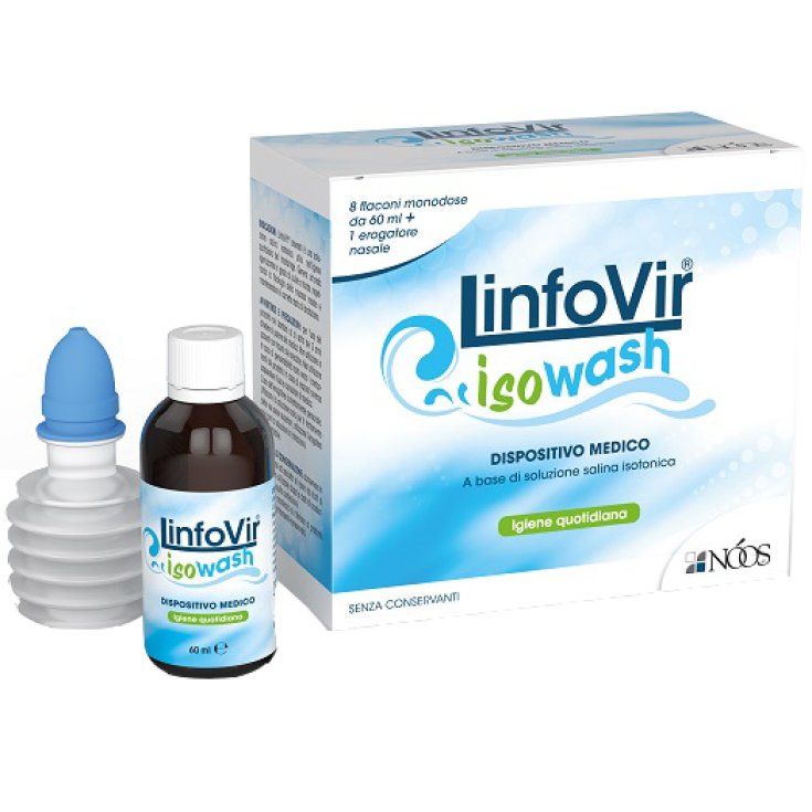 IsoWash LinfoVir Soluzione Isotonica Noos 8 Flacaoni