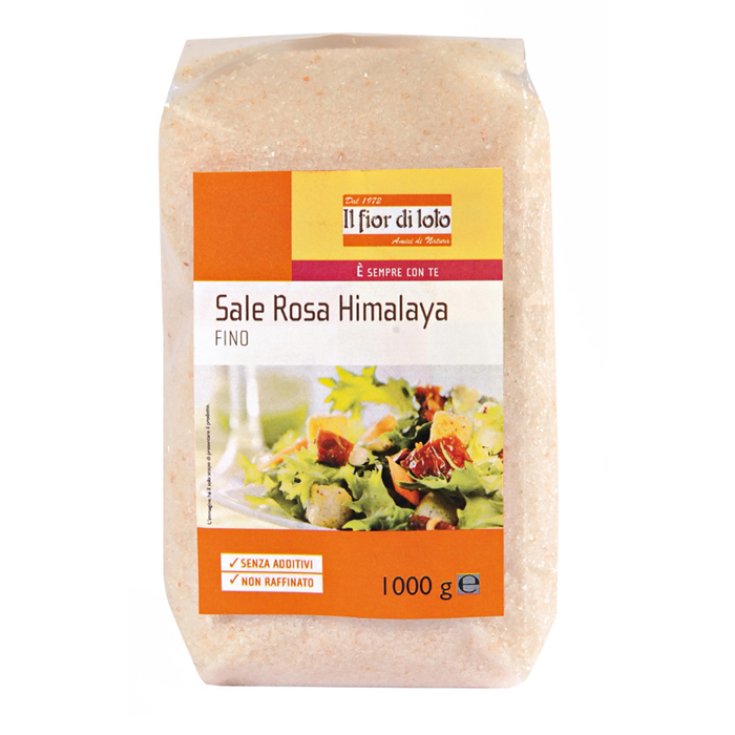Il Fior Di Loto Sale Rosa Himalaya Fine Biologico 1000g