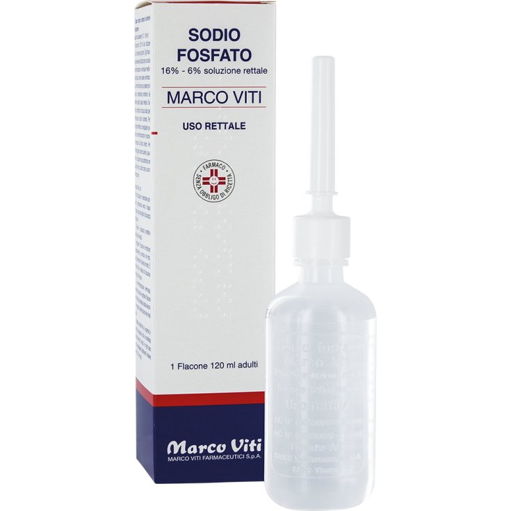 Sodio Fosfato Marco Viti Soluzione Rettale 4x120ml
