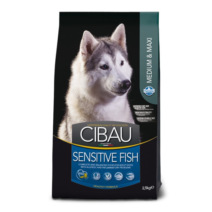 CIBAU SENSITIVE FISH M&MAX12KG