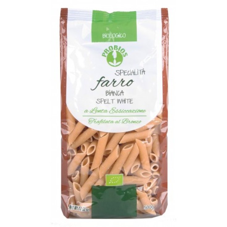 Specialità Di Farro Bianco Penne Rigate Probios 500g