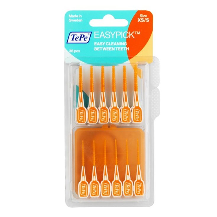 Stick Dentale EasyPick™ Arancio TePe® 12 Pezzi