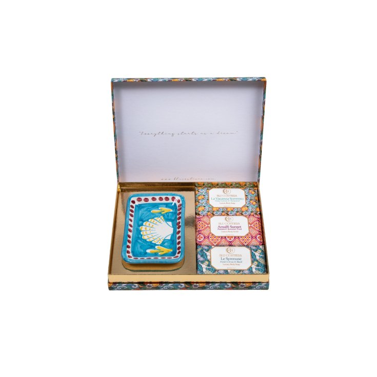 Lemon Gift Box Blu Costiera 3 Saponi