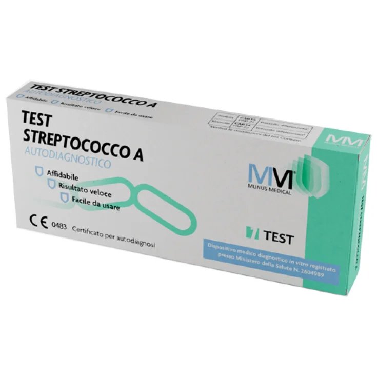 Test Streptococco A Autodiagnostico Munus Medical
