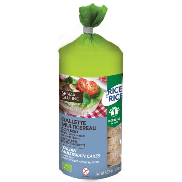Rice&Rice Gallette Di Riso Multicereali Probios 100g