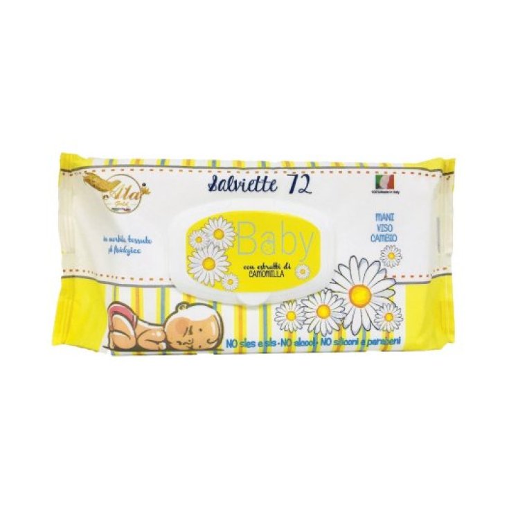 Salviette Baby Fragranza Camomilla 72 Pezzi