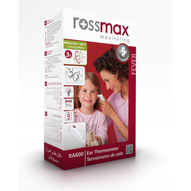 Termometro Auricolare a Infrarossi RossMax Kit