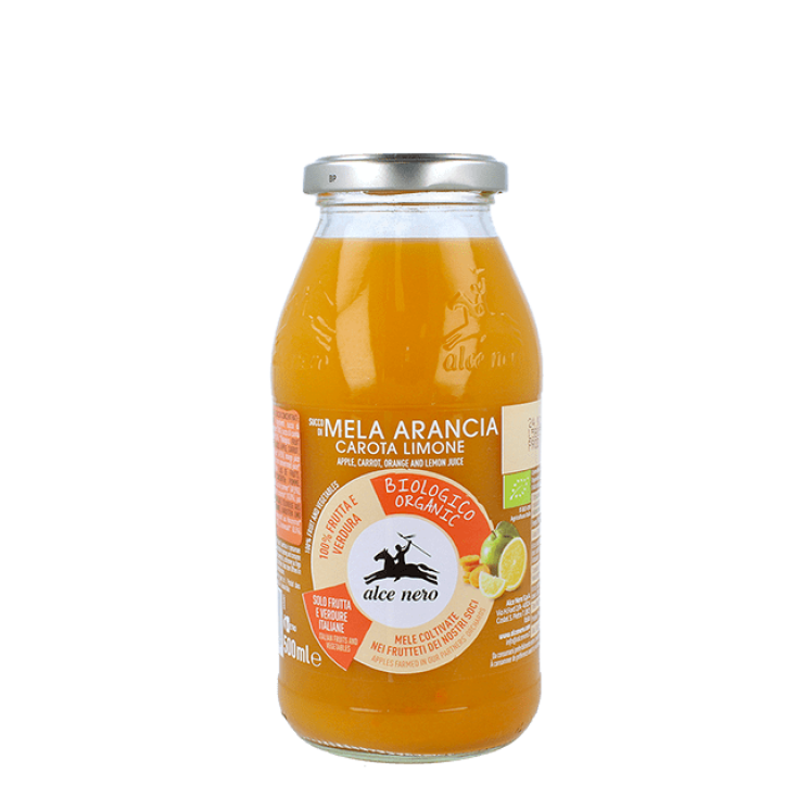 Succo Di Mela Arancia Carota Limone Alce Nero 500ml