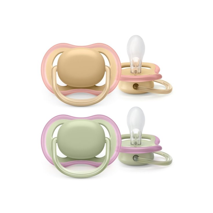 Succhietto Ultra-Air 6-18m Non Decorato Mix Avent 2 Pezzi