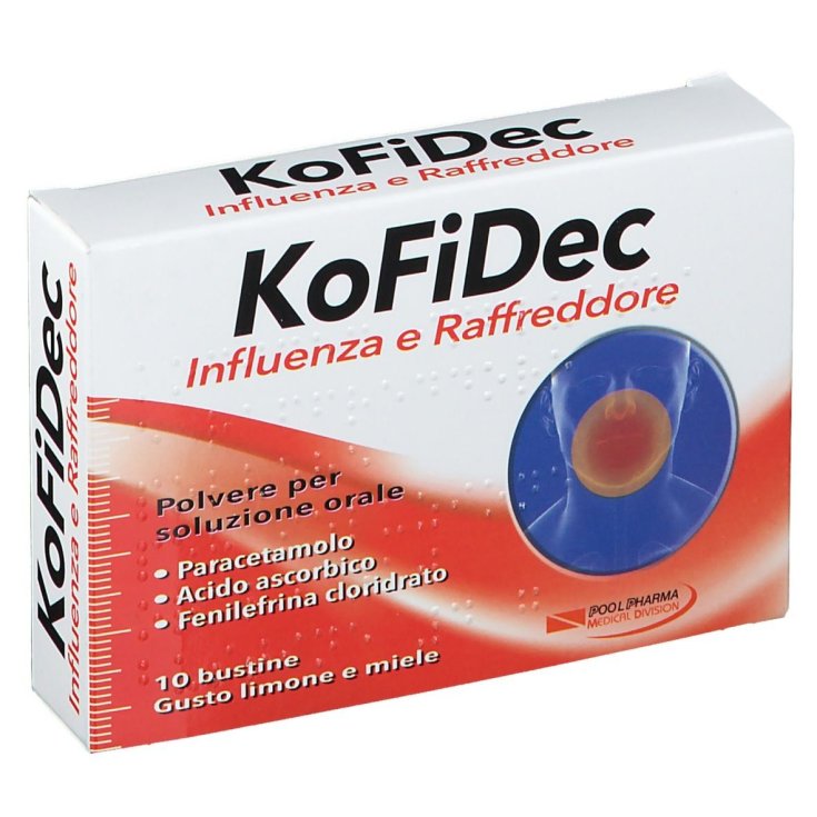 Kofidec 4g Limone E Miele 10 Bustine