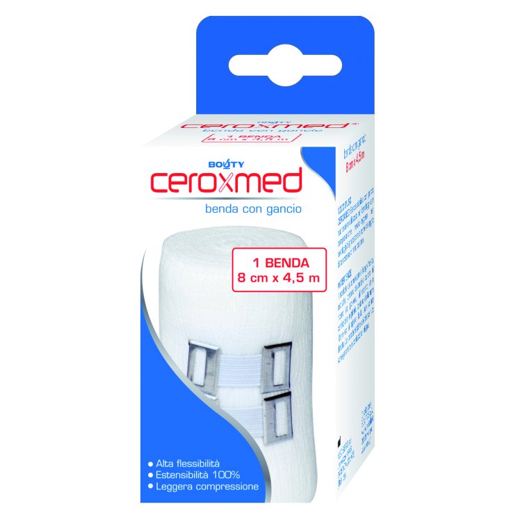 Ceroxmed Benda Elastica con Gancio IBSA 8x4,5cm