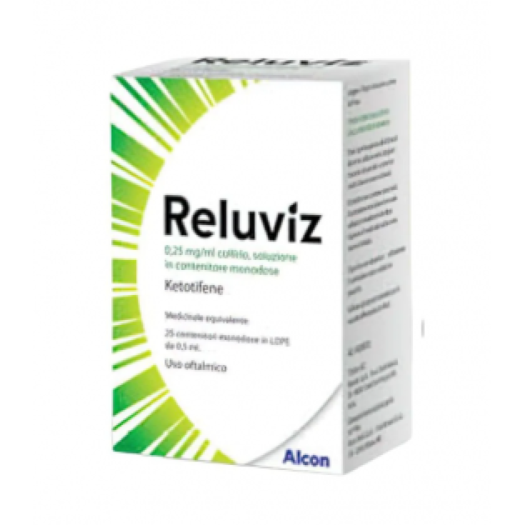 RELUVIZ Collirio monodose 25 Fiale da 0,5ml