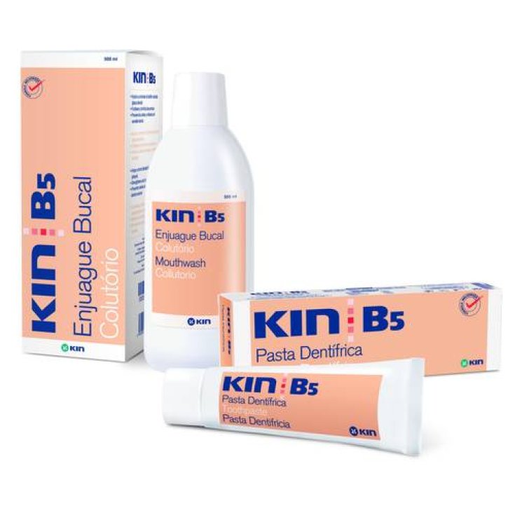 Kin B5 Collutorio + Pasta Dentifricia Promo