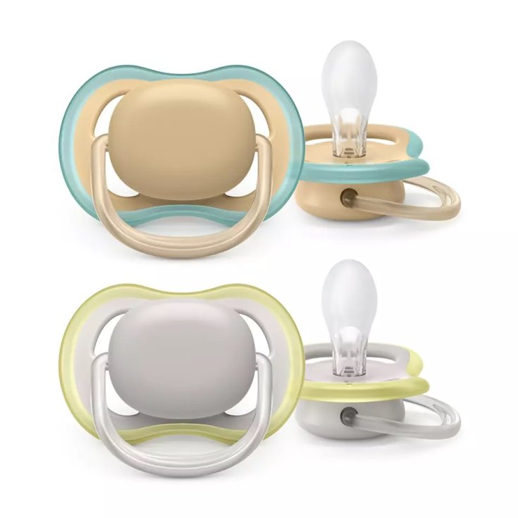 Succhietto Ultra-Air 6-18m Non Decorato Neutro Avent 2 Pezzi