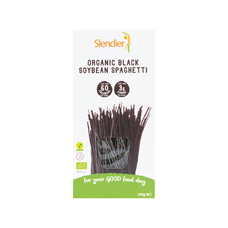 Spaghetti Di Soia Neri Slendier 200g