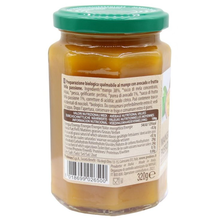 Mango Avocado Passion Fruit Probios 320g