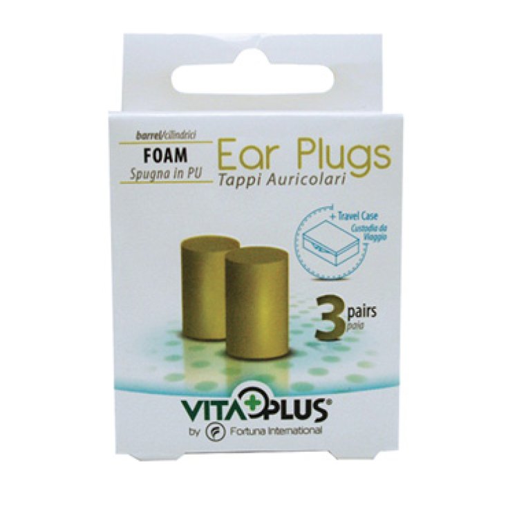 Tappi Auricolari Cilindrici VITAPLUS® 3 Coppie