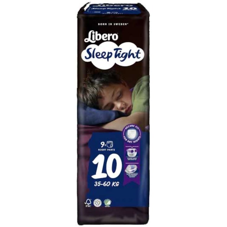 Libero SleepTight 10 Tena® 9 Pezzi