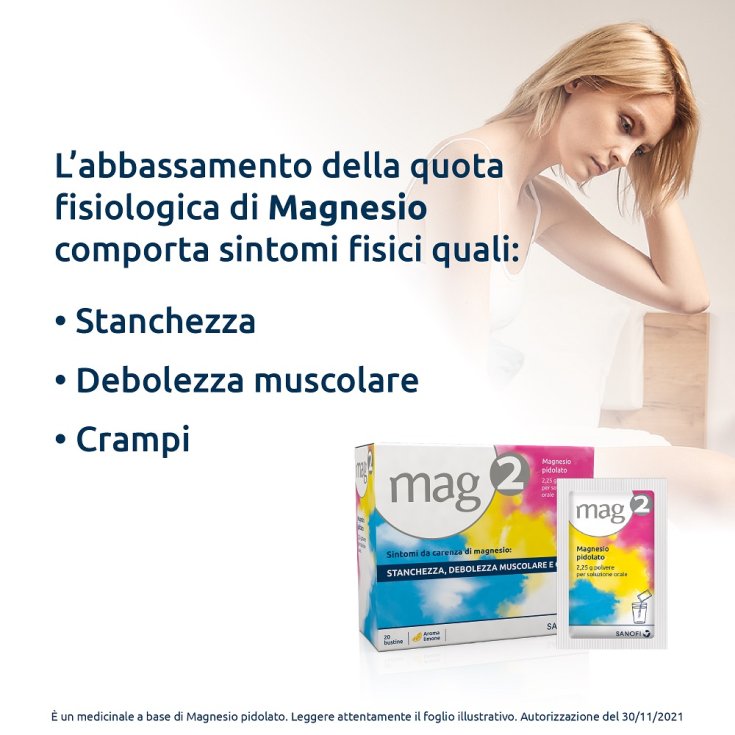 Sanofi Mag 2 2,25g Polvere Per Soluzione Orale 20 Bustine